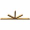 Ekena Millwork Saratoga Rough Sawn Timber Gable Bracket, Western Red Cedar, 108"W x 40"H x 4"D x 4"F, 9/12 Pitch GBW108X40X0404SAR00RWR - alternate 2